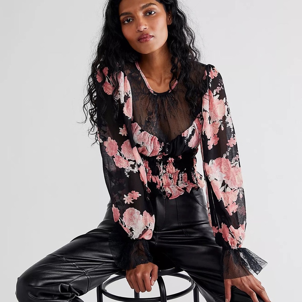 Free People Daphne Blouse